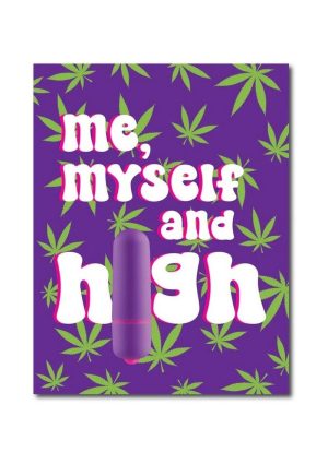 NaughtyVibes Me Myself and High Greeting Card