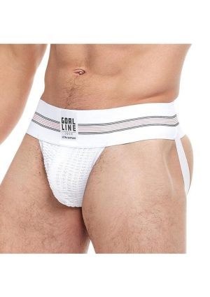 Goal Line Class Jockstrap - Small/Medium - White