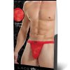 Lace King Lace G-String - Large/XLarge - Red