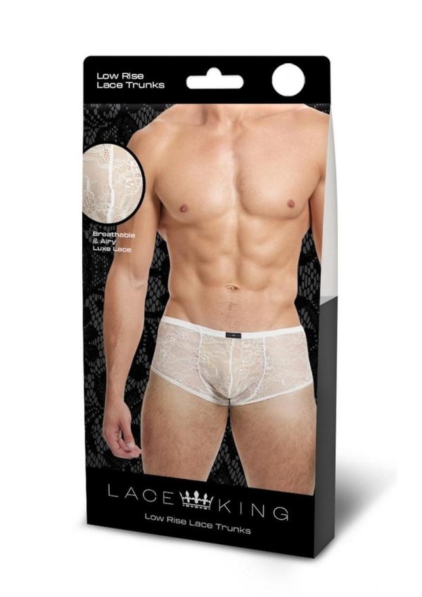 Lace King Lace Trunks - Large/XLarge - White