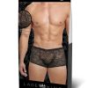 Lace King Lace Boxers - Large/XLarge - Black
