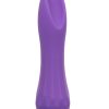 Gia Dual Flicker Silicone Rechargeable Vibrator - Purple