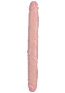 RealRock Realistic Skin Slim Double Ended Dong 12in - Vanilla