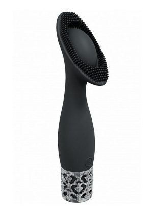 Royal Gems Duchess Silicone Rechargeable Vibrator - Black