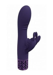 Royal Gems Monarch Rechargeable Silicone Vibrator - Purple