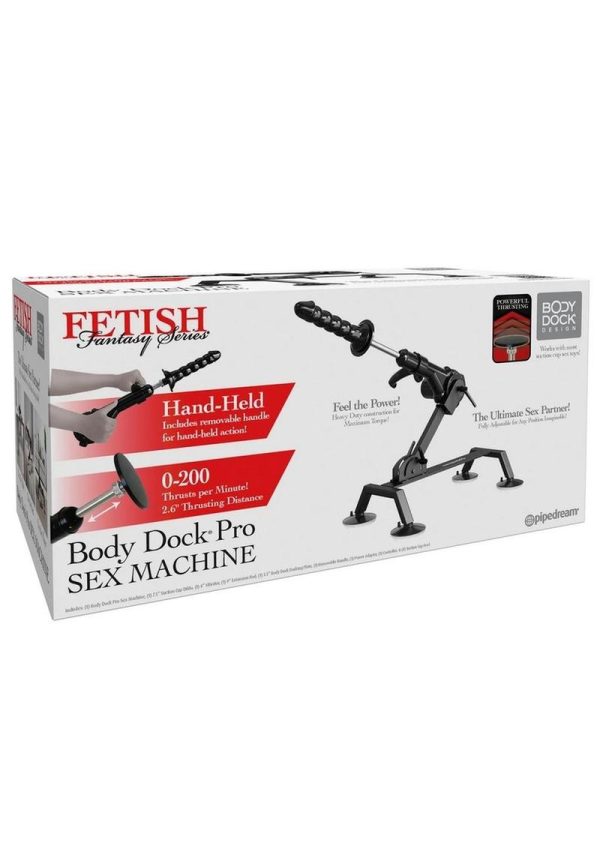 Fetish Fantasy Series Body Dock Pro Sex Machine - Black