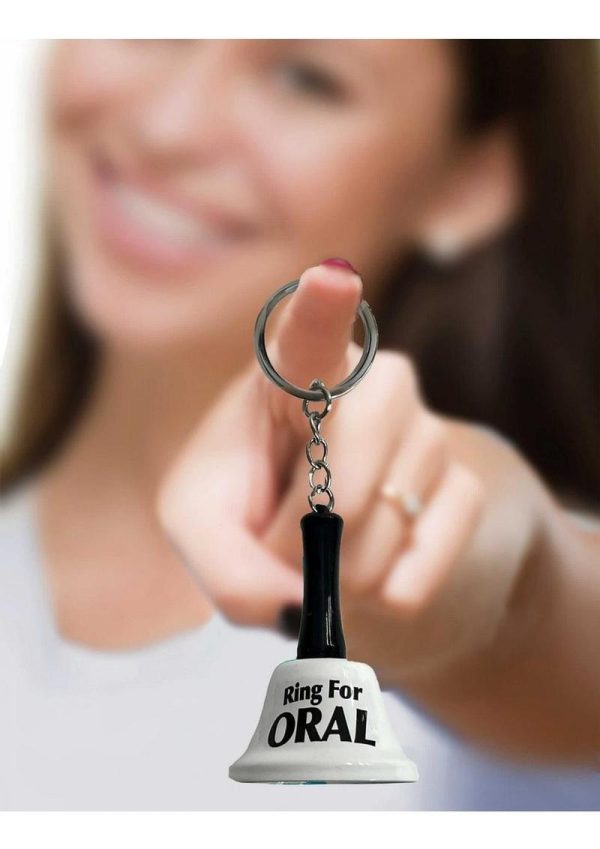 Super Fun Key Chain Ring For Oral - White