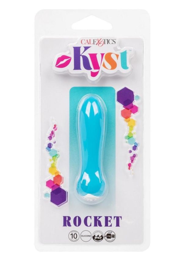 Kyst Rocket Rechargeable Silicone Bullet - Blue