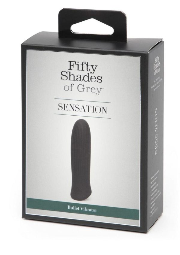 Fifty Shades of Grey Sensation Rechargeable Silicone Bullet Vibrator - Black