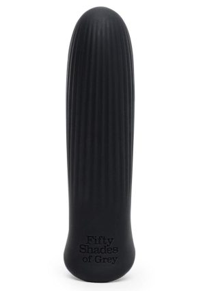 Fifty Shades of Grey Sensation Rechargeable Silicone Bullet Vibrator - Black