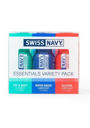 Swiss Navy Essentials Lubricants Variety Pack 1oz (3 per Pack)