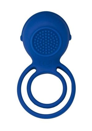 Cockpower Ultimate Vibrating Rechargeable Silicone Cock Ring - Blue