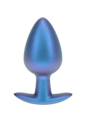 Ouch! Anal Plug Silicone - Large - Metallic Blue