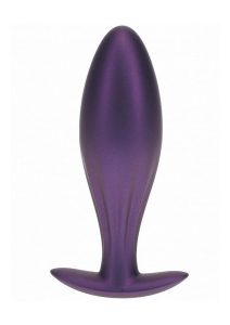 Ouch! Oval Anal Plug Silicone - Metallic Purple