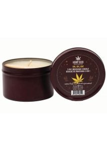 Earthly Body Hemp Seed 3 In 1 Massage Candle - Oh