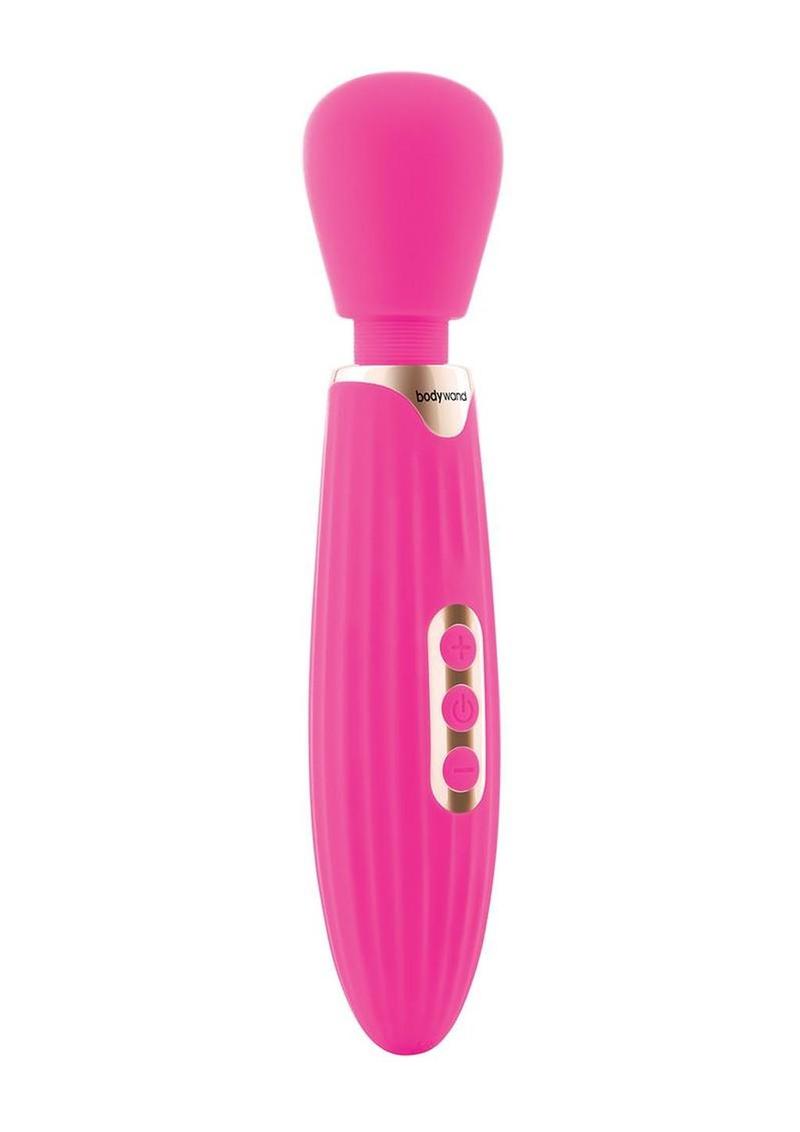 Bodywand Rumble Rechargeable Wand 8in - Hot Pink