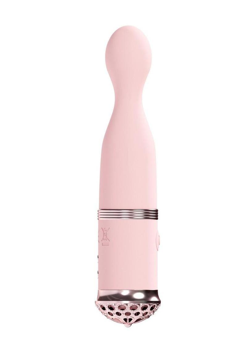 Loveline Finesse 10 Function Silicone Rechargeable Ball Tip Vibe - Pink