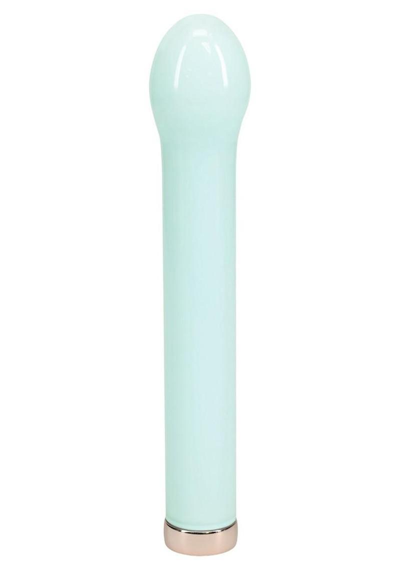 Loveline Celestia 10 Function Rechargeable Glass Bulb Tip Vibrator 6.3in - Green