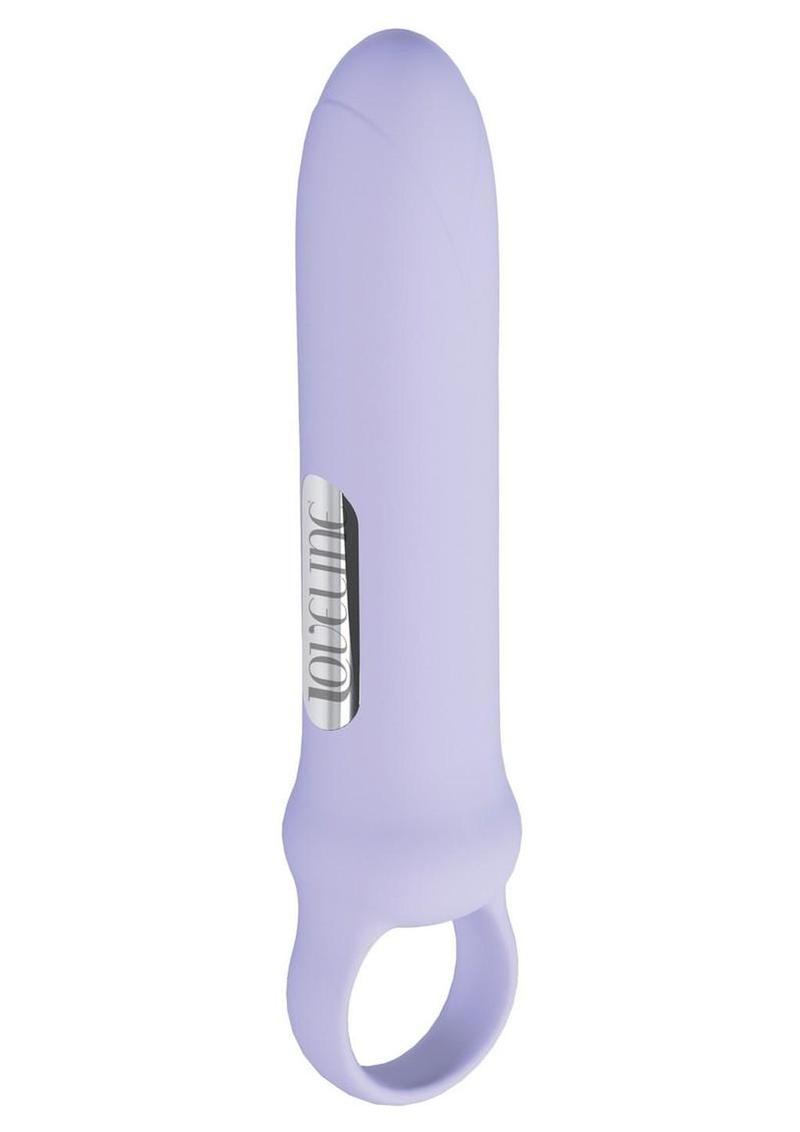 Loveline Harmony Loop Grip 10 Function Rechargeable Silicone Vibrator - Lavender