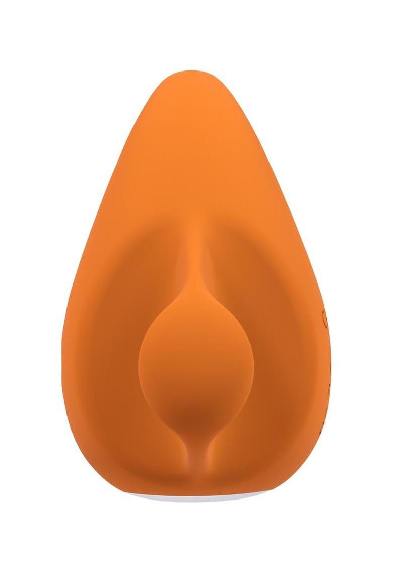 Loveline ErgoDrop 10 Function Rechargeable Silicone Vibrator - Orange