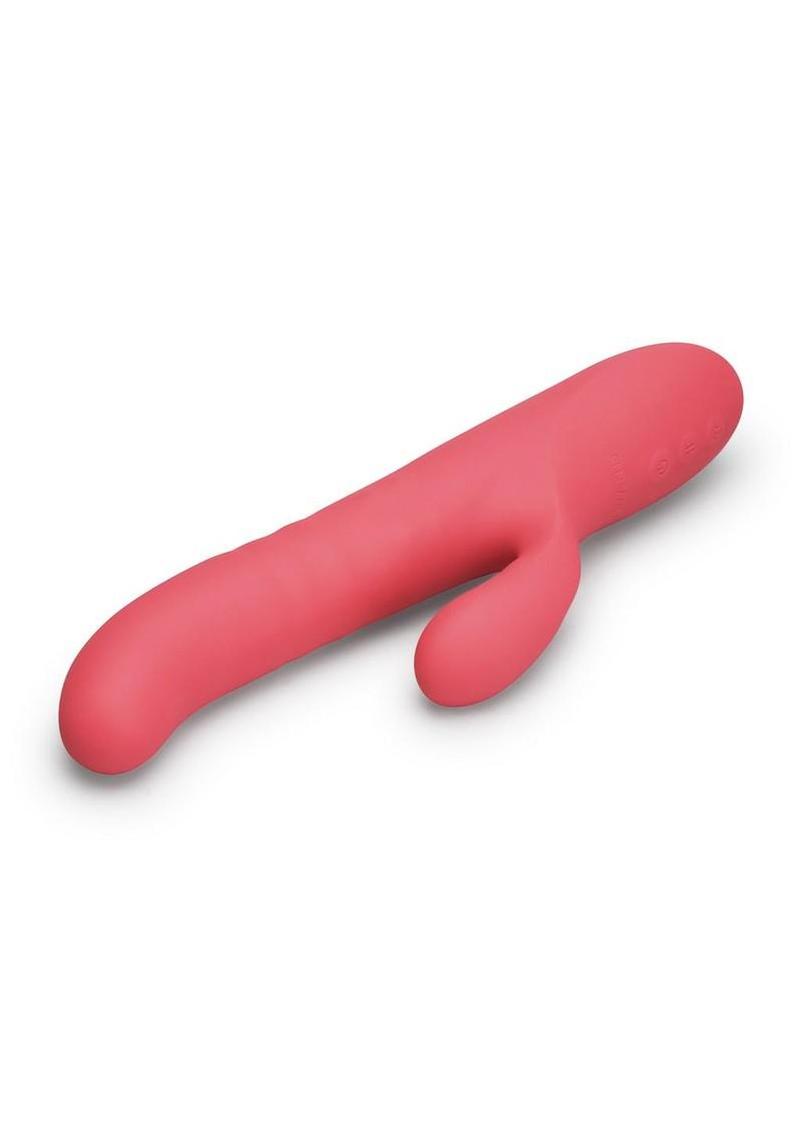 Le Wand Thrust Rechargeable Silicone Clitoral Vibrator - Raspberry