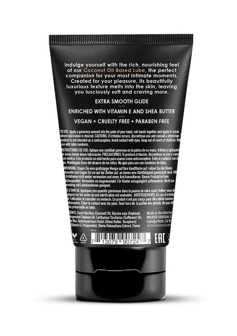 Wicked Sensual Coconut Oil Lubricant 4oz