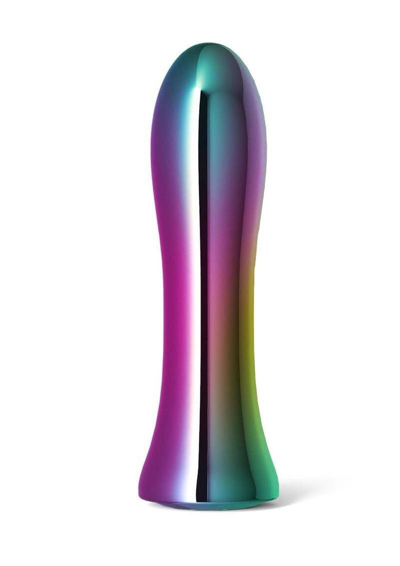 INYA Shimmer Rechargeable Steel Vibrator - Multicolor
